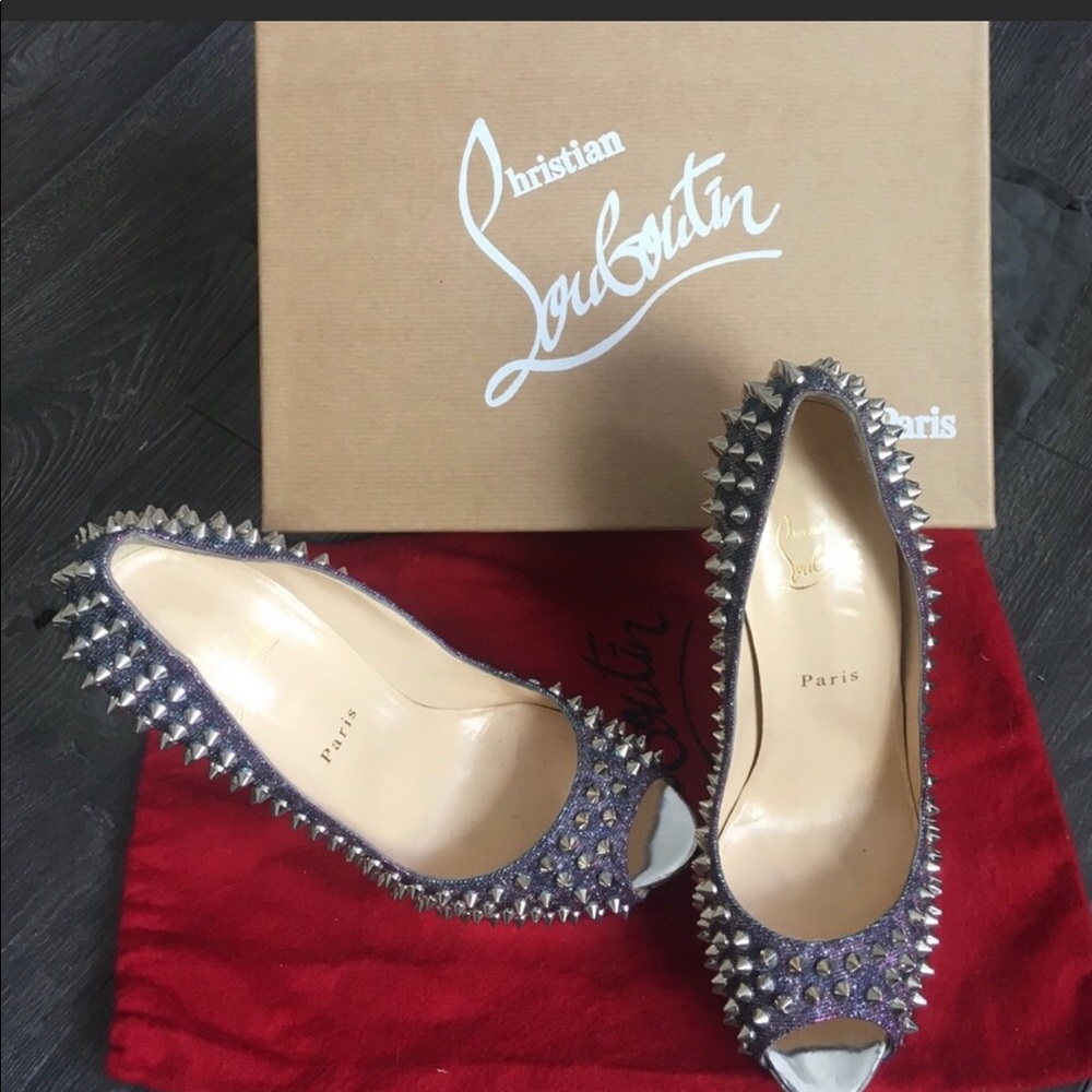 Christian louboutin spike heel